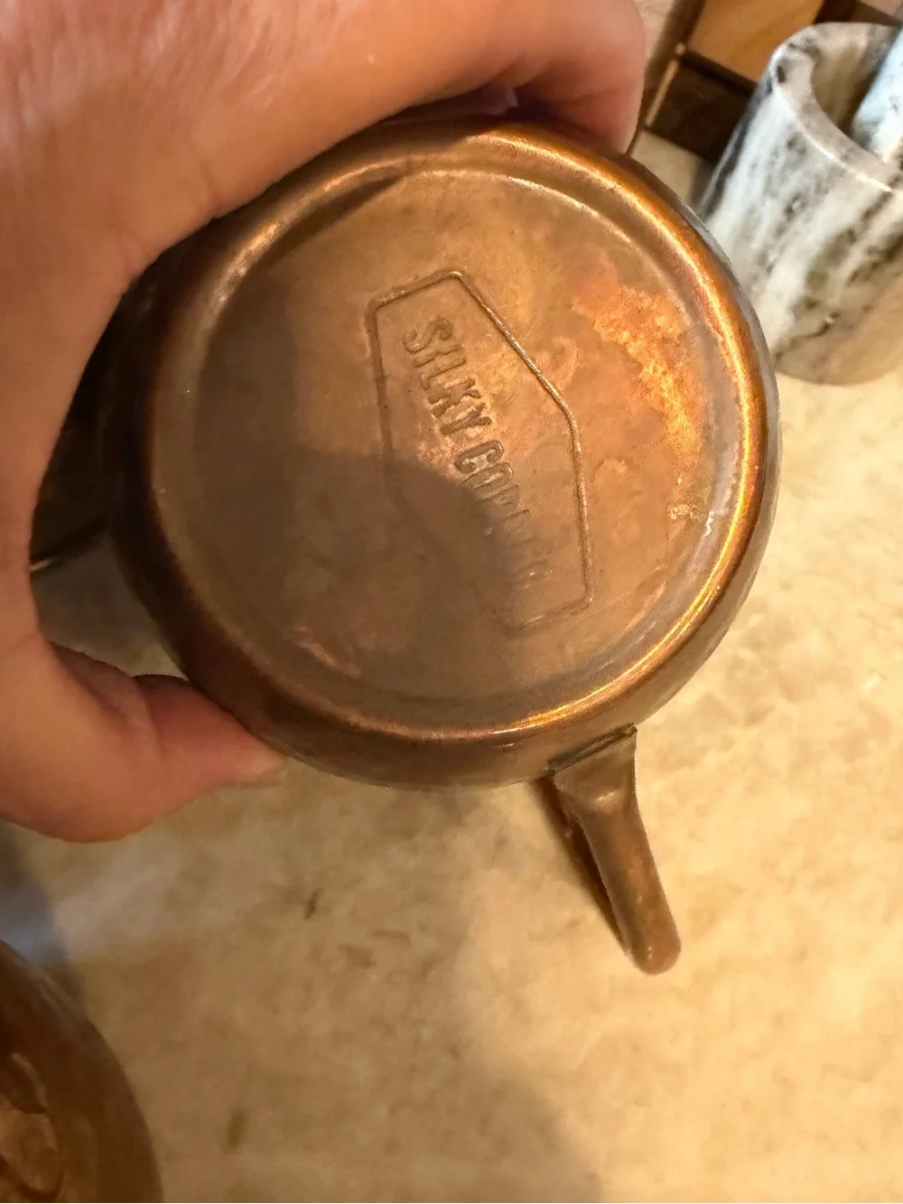 Hammered solid Copper mule mugs x4